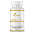 Astaxanthin. Nahrungsergänzungsmittel aus reinem Haematococcus pluvialis Algenpulver (Blutregenalge)