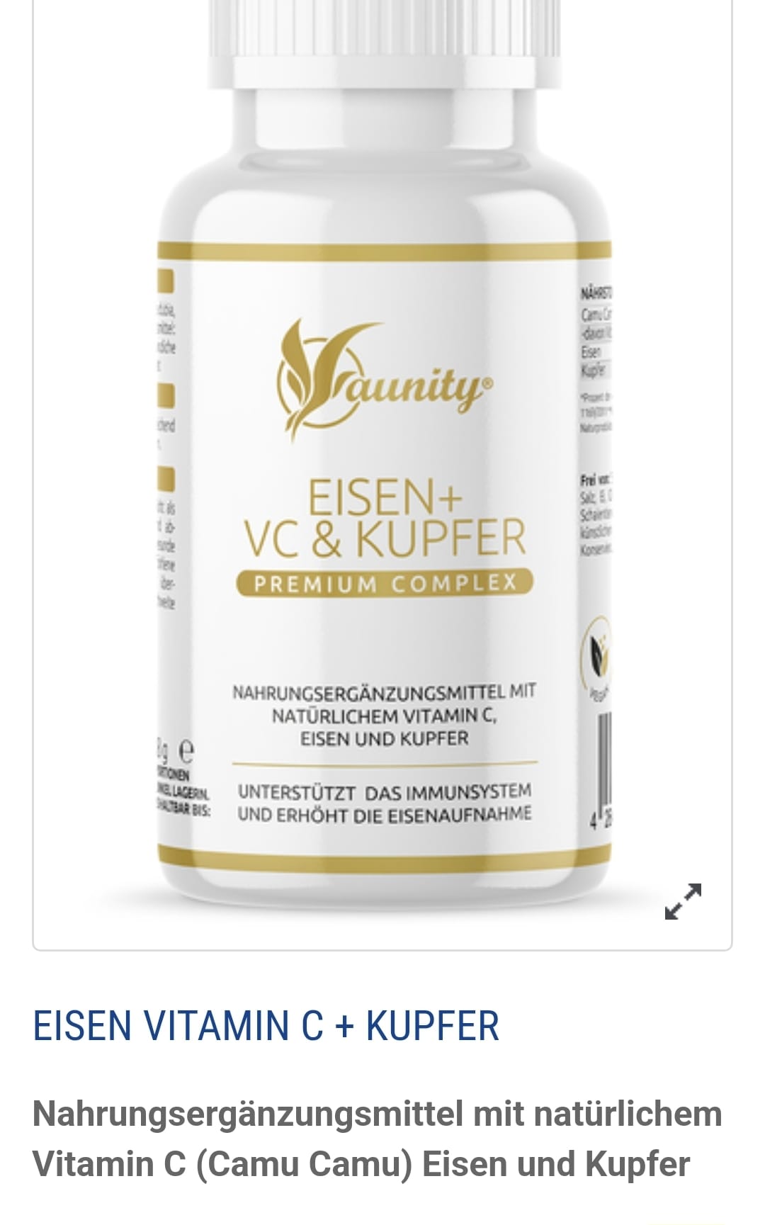 🌟 Eisen, Vitamin C & Kupfer: Ihr natürliches Power-Trio