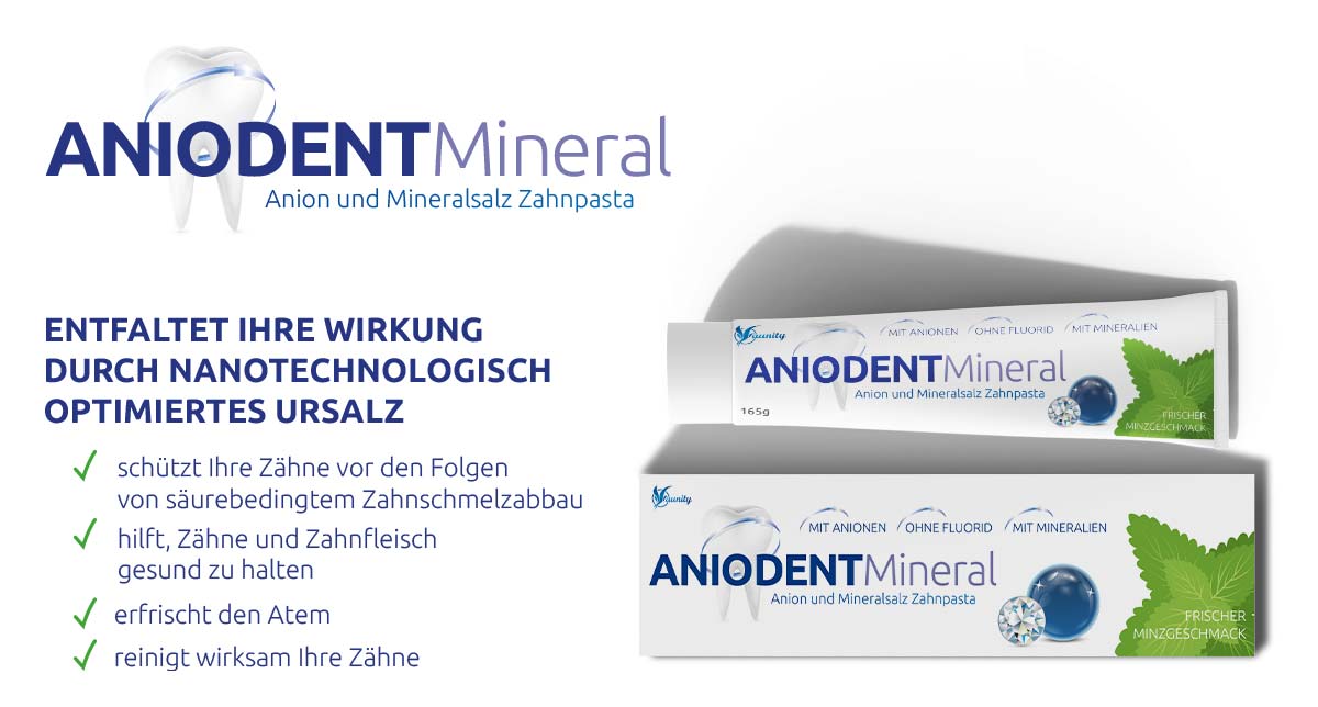 ANIODENT Mineral Zahnpasta (10 Tuben)