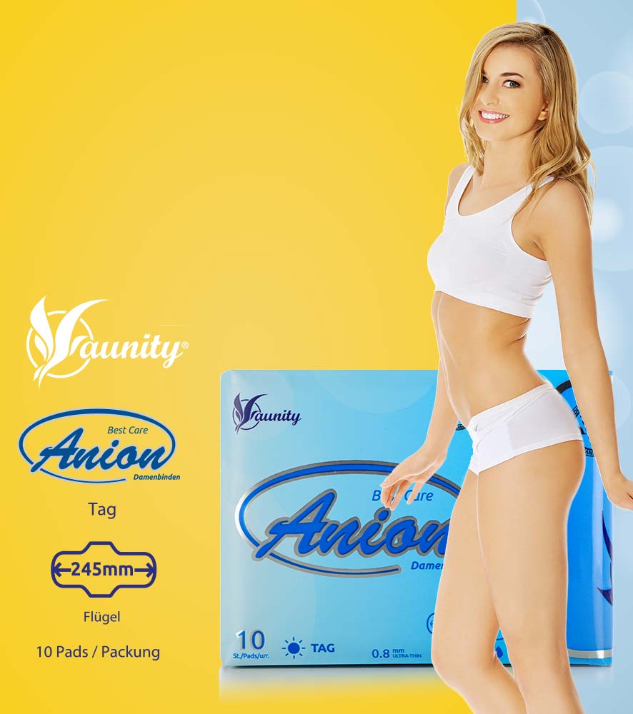 Women's sanitary napkin Anion Antibacterial