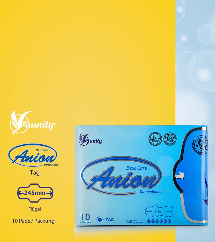 Women's sanitary napkin Anion Antibacterial