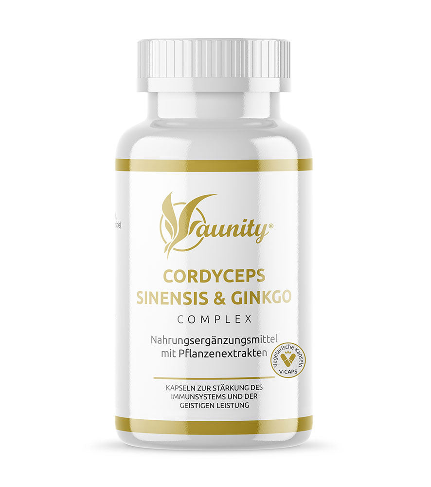 CORDYCEPS SINENSIS + GINKGO - Nutritional supplement with plant extracts